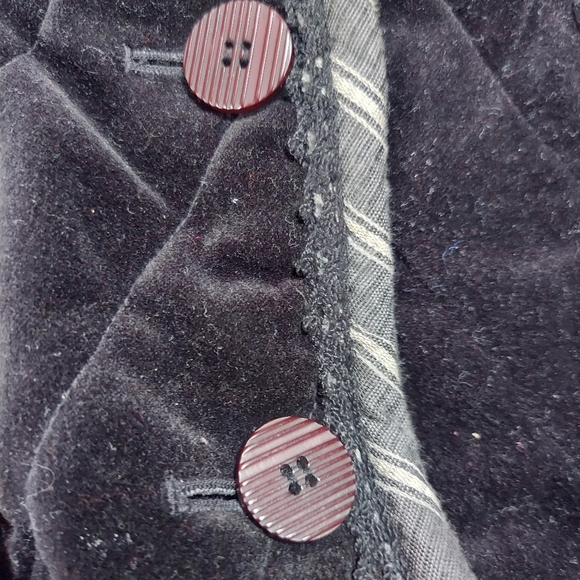 Black velvet feel Koos of Course jacket - Picture 5 of 6